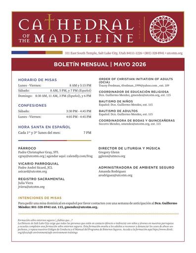 Boletín para Mayo